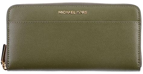 army green michael kors wallet|michael kors army green wallet.